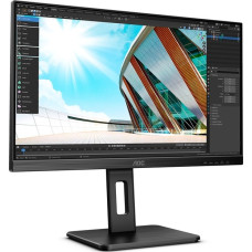 AOC 27P2C, LED-Monitor(69 cm (27 Zoll), schwarz, FullHD, IPS, 75 Hz, USB-C)
