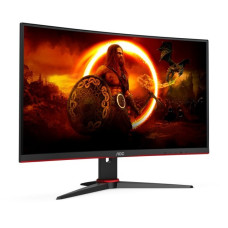 AOC AGON C27G2E/BK, Gaming-Monitor(68.6 cm (27 Zoll), schwarz/rot, Full HD, VA, HDR, Adaptive-Sync, HDMI, DisplayPort, 165Hz Panel)