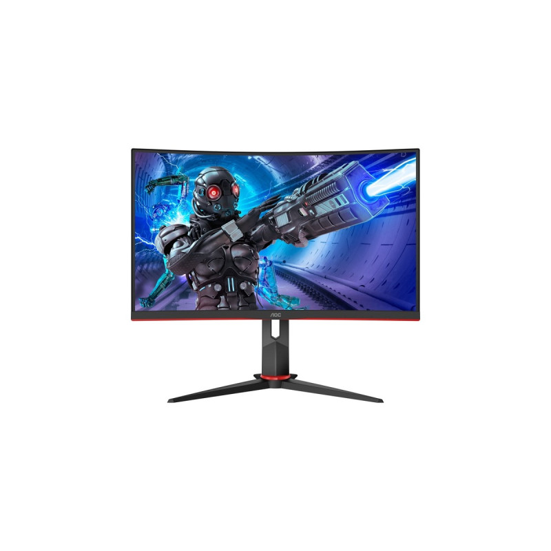 AOC C27G2ZU/BK, Gaming-Monitor(69 cm (27 Zoll), schwarz/rot, FullHD, VA, AMD Free-Sync, HDMI, 240Hz Panel)