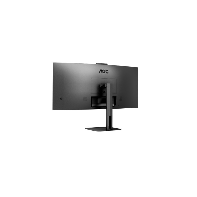 AOC CU34V5CW/BK, LED-Monitor(86.4 cm (34 Zoll), schwarz, WQHD, VA, HDMI, DisplayPort, FreeSync, Webcam, 100Hz Panel)