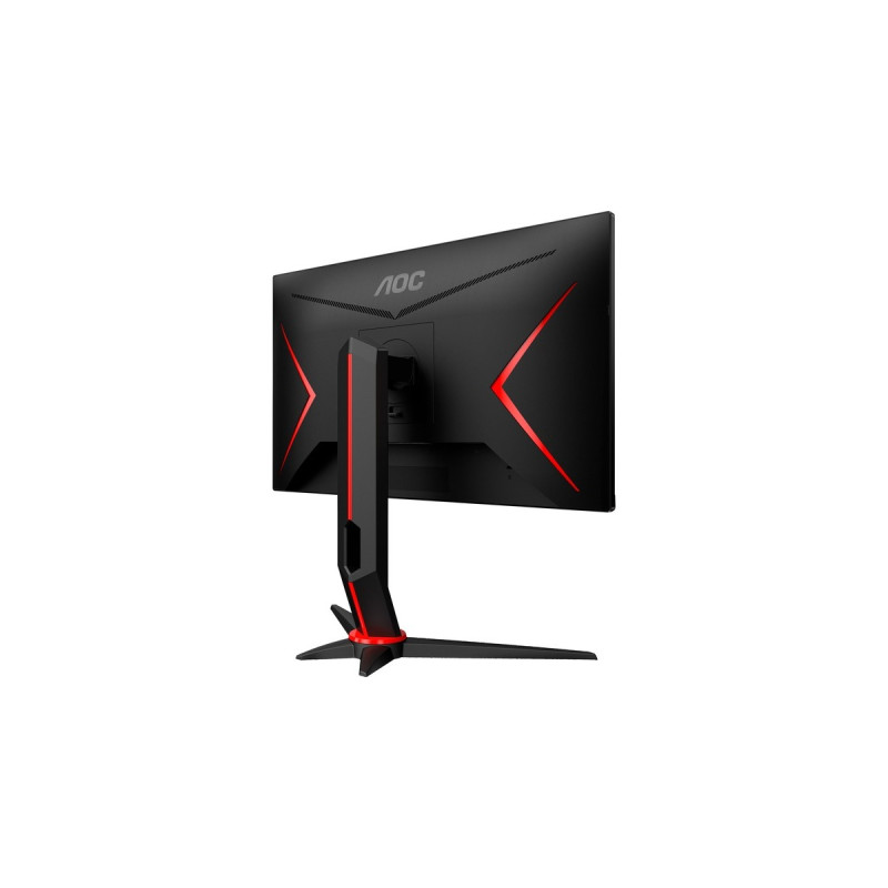 AOC Q24G2A/BK, Gaming-Monitor(60.4 cm (23.8 Zoll), schwarz/rot, QHD, HDMI, DisplayPort, Free-Sync, G-Sync kompatibel, 165Hz Panel)