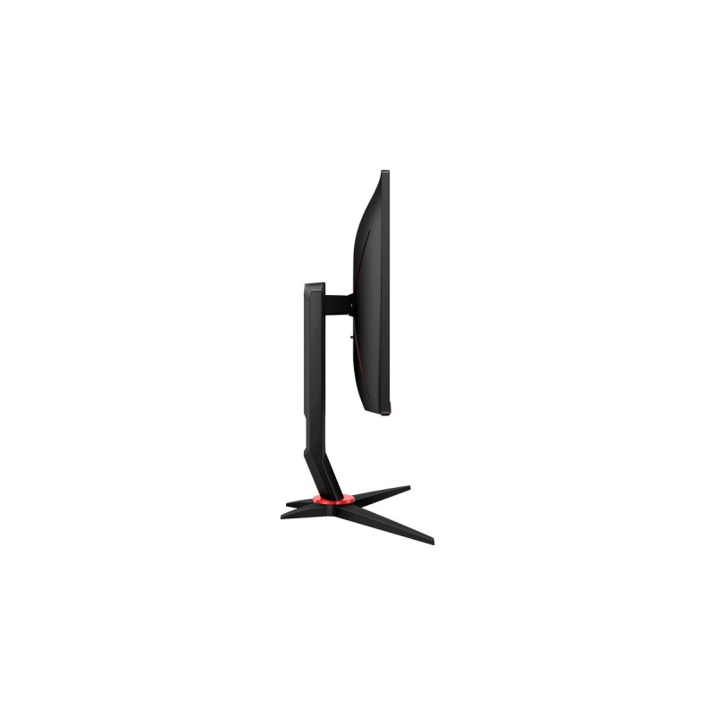 AOC Q24G2A/BK, Gaming-Monitor(60.4 cm (23.8 Zoll), schwarz/rot, QHD, HDMI, DisplayPort, Free-Sync, G-Sync kompatibel, 165Hz Panel)