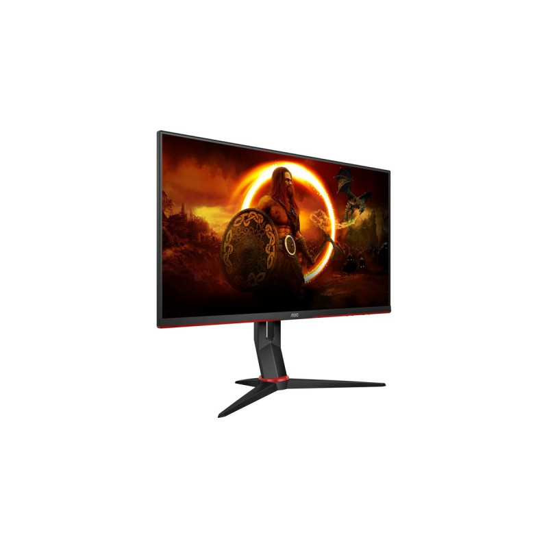 AOC Q27G2S/EU, Gaming-Monitor(69 cm (27 Zoll), schwarz/rot, QHD, IPS, Adpative-Sync, 165Hz Panel)