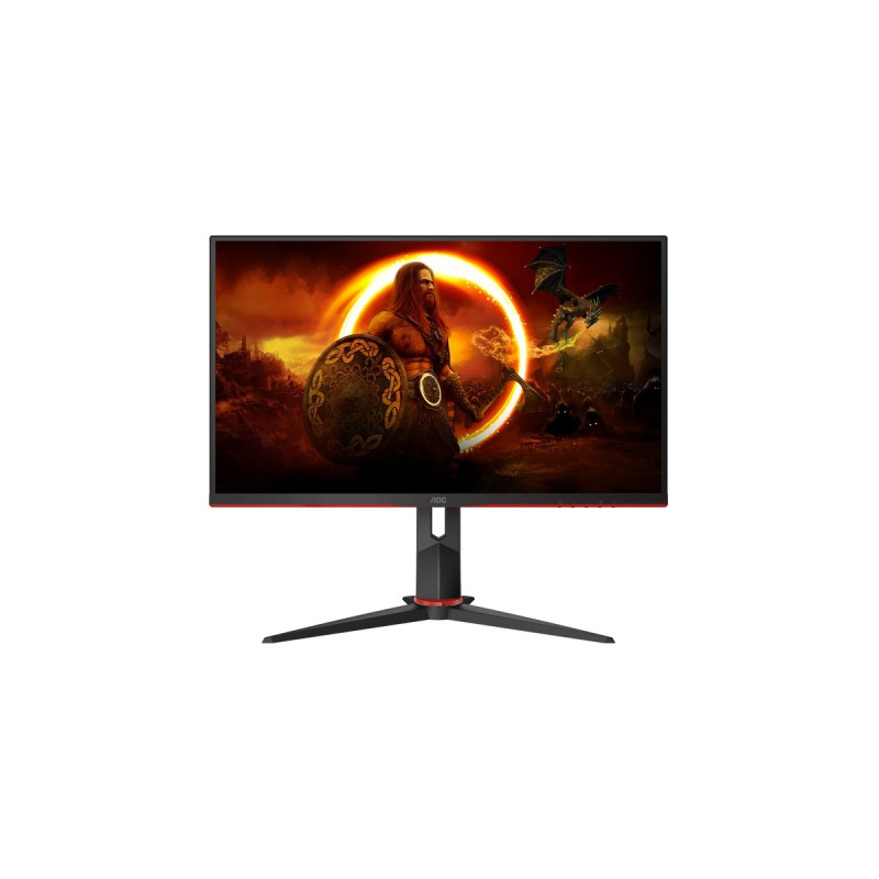 AOC Q27G2S/EU, Gaming-Monitor(69 cm (27 Zoll), schwarz/rot, QHD, IPS, Adpative-Sync, 165Hz Panel)