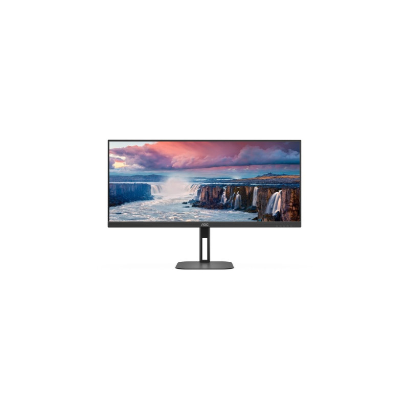 AOC U34V5C/BK, LED-Monitor(86.4 cm (34 Zoll), schwarz, WQHD, VA, USB-C, 100Hz Panel)