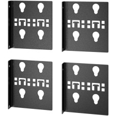 APC Easy Rack PDU-Montagewinkel, Befestigung/Montage(schwarz, doppelte Breite, 2 Paare)