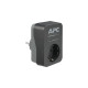 APC Essential SurgeArrest PME1WB-GR, Überspannungsschutz(schwarz, mit Netzfilter)