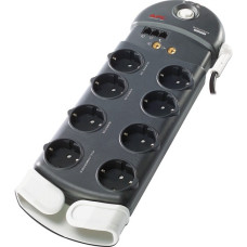 APC Performance SurgeArrest PL8VT3-DE, 8-fach, Steckdosenleiste(2,4 Meter Kabel, Überspannungsschutz, Schalter)