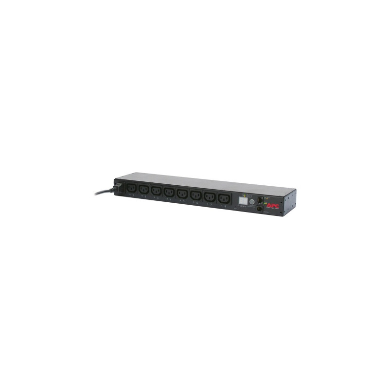 APC Rack PDU, mit Schaltfunktion, 1 HE, 12 A/208 V, 10 A/230 V, (8) C13, Verteiler(schwarz, AP7920B)