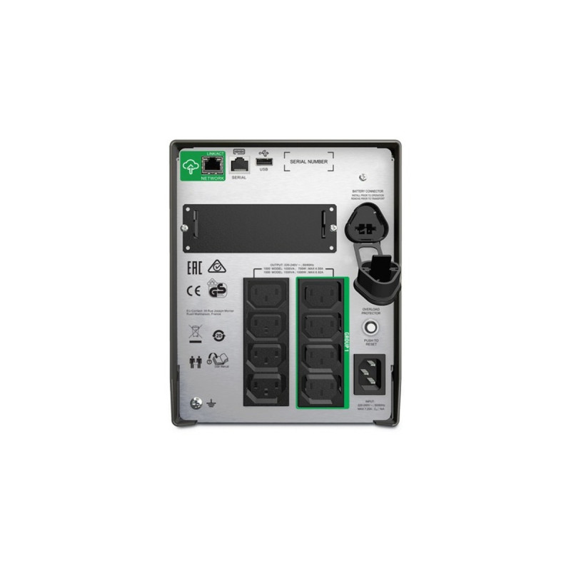 APC Smart-UPS 1000 VA, LCD, 230 V, USV(schwarz, mit SmartConnect)