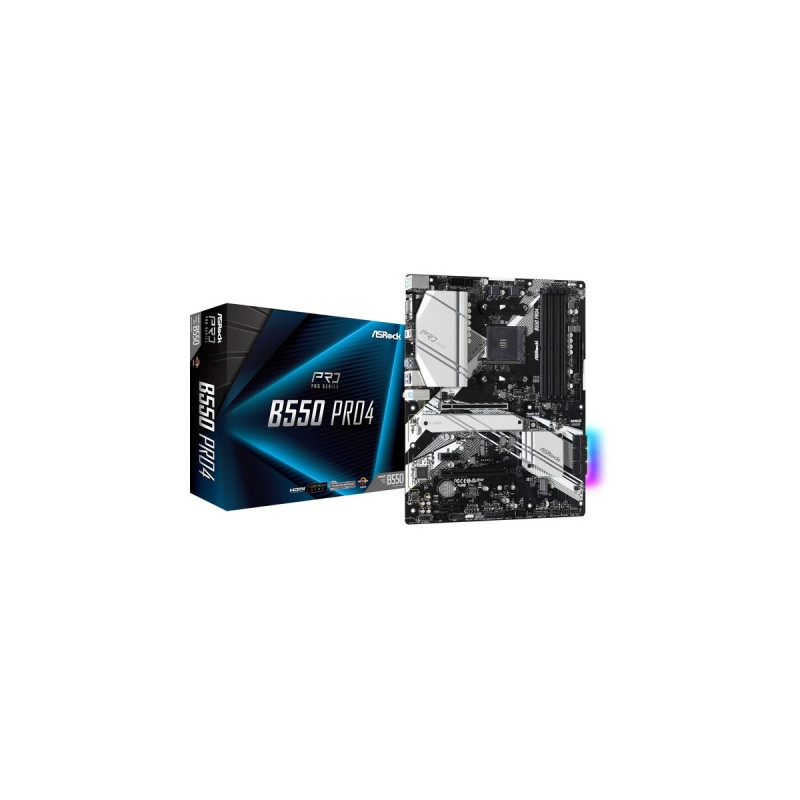 ASRock B550 Pro4, Mainboard(schwarz/silber)
