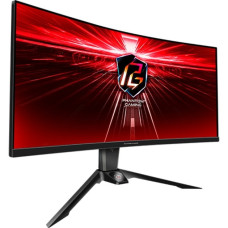ASRock PG34WQ15R2B, Gaming-Monitor(86 cm (34 Zoll), schwarz, WQHD, VA, AMD Free-Sync Premium, Wi-Fi Antenne, 165Hz Panel)