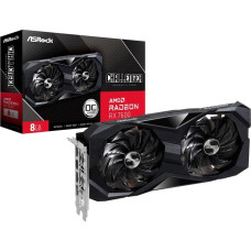 ASRock Radeon RX 7600 Challenger 8GB OC, Grafikkarte(RDNA 3, GDDR6, 3x DisplayPort, 1x HDMI 2.1)