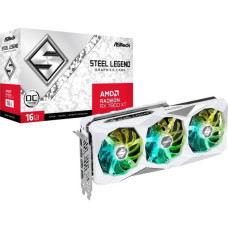 ASRock Radeon RX 7800 XT Steel Legend 16GB OC, Grafikkarte(weiß, RDNA 3, GDDR6, 3x DisplayPort, 1x HDMI 2.1)