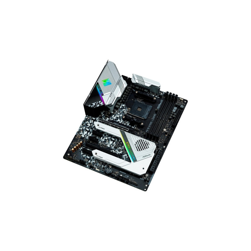 ASRock X570 STEEL LEGEND, Mainboard(schwarz/metall)