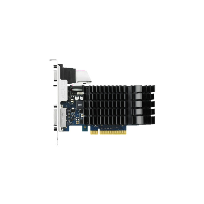 ASUS GeForce GT730-SL-BRK, Grafikkarte(HDMI, DVI-D, VGA)