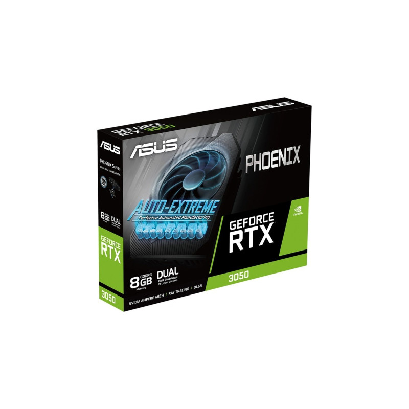 ASUS GeForce RTX 3050 RTX 3050 PH V2, Grafikkarte(Lite Hash Rate, 3x DisplayPort, 1x HDMI 2.1)