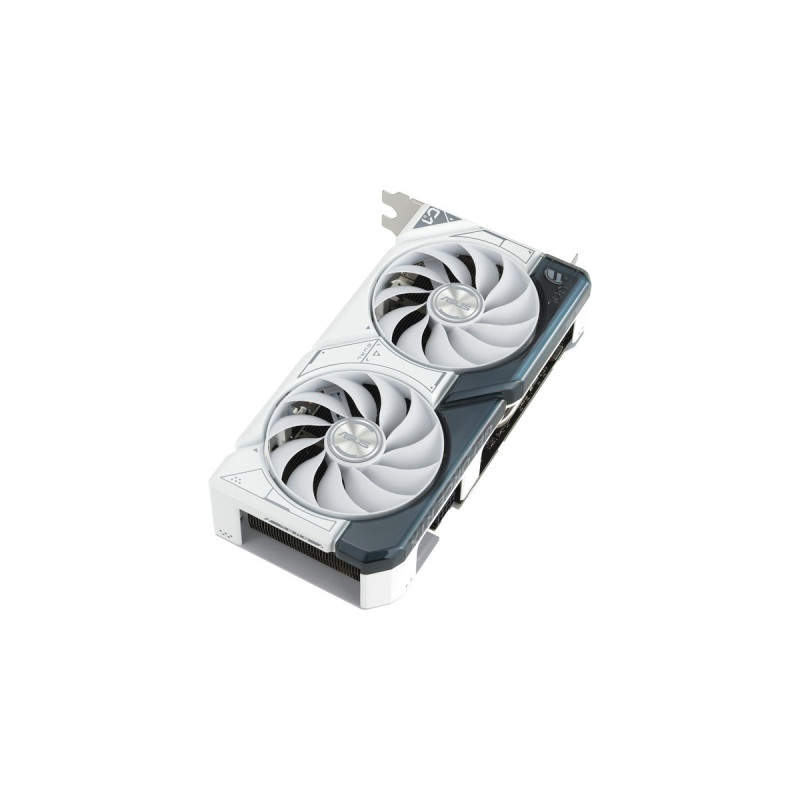 ASUS GeForce RTX 4060 DUAL OC WHITE, Grafikkarte(DLSS 3, 3x DisplayPort, 1x HDMI 2.1)