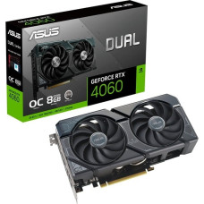 ASUS GeForce RTX 4060 DUAL OC, Grafikkarte(schwarz, DLSS 3, 3x DisplayPort, 1x HDMI 2.1)