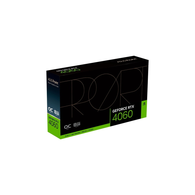 ASUS GeForce RTX 4060 PROART OC, Grafikkarte(DLSS 3, 3x DisplayPort, 1x HDMI 2.1)
