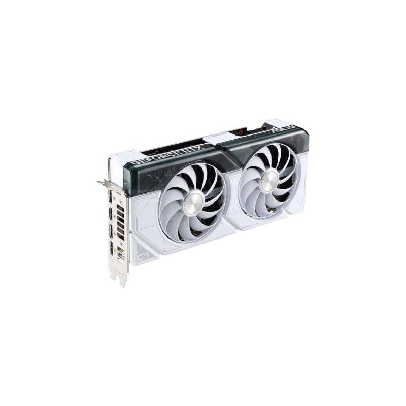 ASUS GeForce RTX 4070 DUAL OC WHITE, Grafikkarte(DLSS 3, 3x DisplayPort, 1x HDMI 2.1)