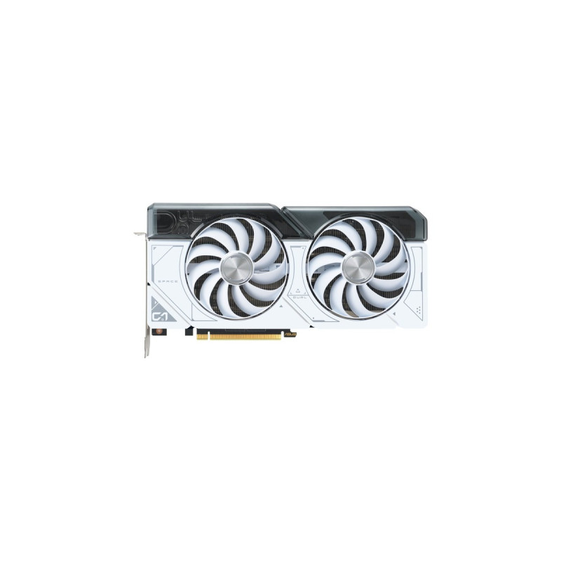 ASUS GeForce RTX 4070 SUPER DUAL White Edition, Grafikkarte(DLSS 3, 3x DisplayPort, 1x HDMI 2.1)