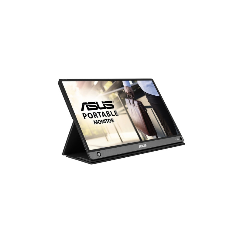 ASUS MB16AHP, LED-Monitor(39.6 cm (15.6 Zoll), schwarz, FullHD, IPS, Micro HDMI, USB-C)