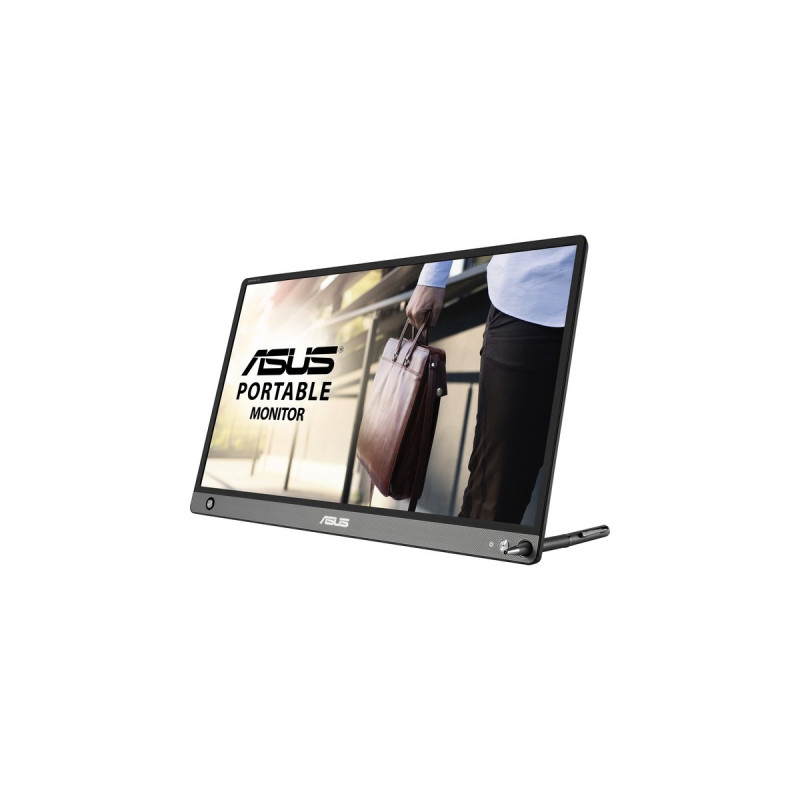 ASUS MB16AHP, LED-Monitor(39.6 cm (15.6 Zoll), schwarz, FullHD, IPS, Micro HDMI, USB-C)