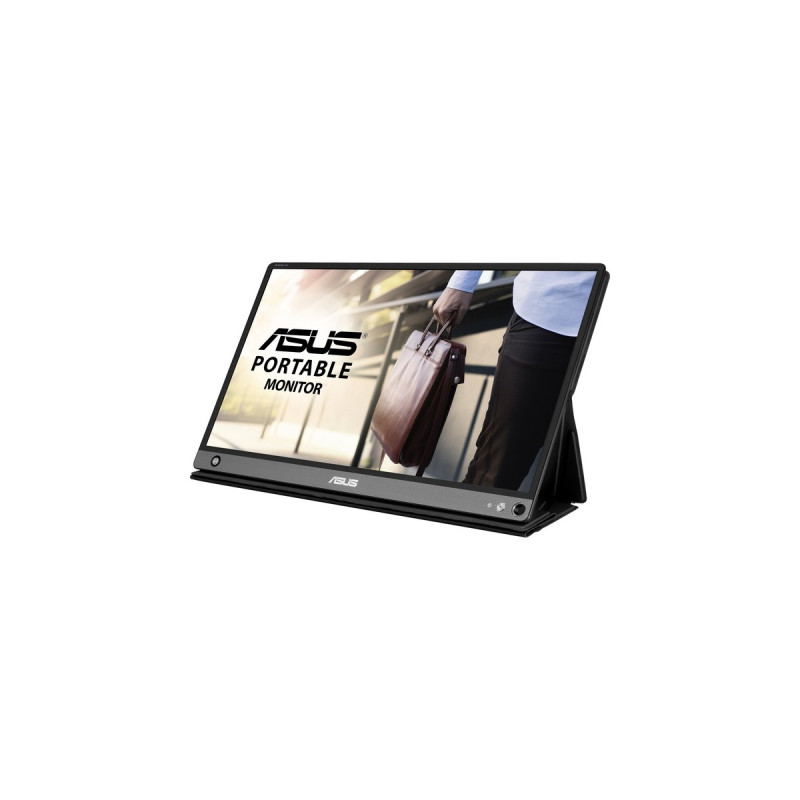 ASUS MB16AHP, LED-Monitor(39.6 cm (15.6 Zoll), schwarz, FullHD, IPS, Micro HDMI, USB-C)