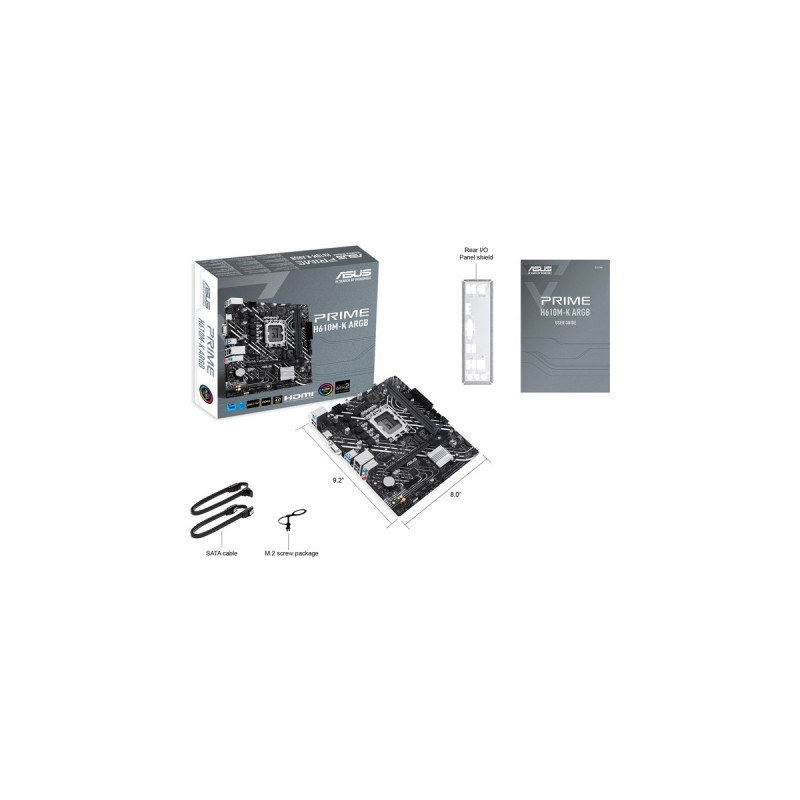 ASUS PRIME H610M-K ARGB, Mainboard