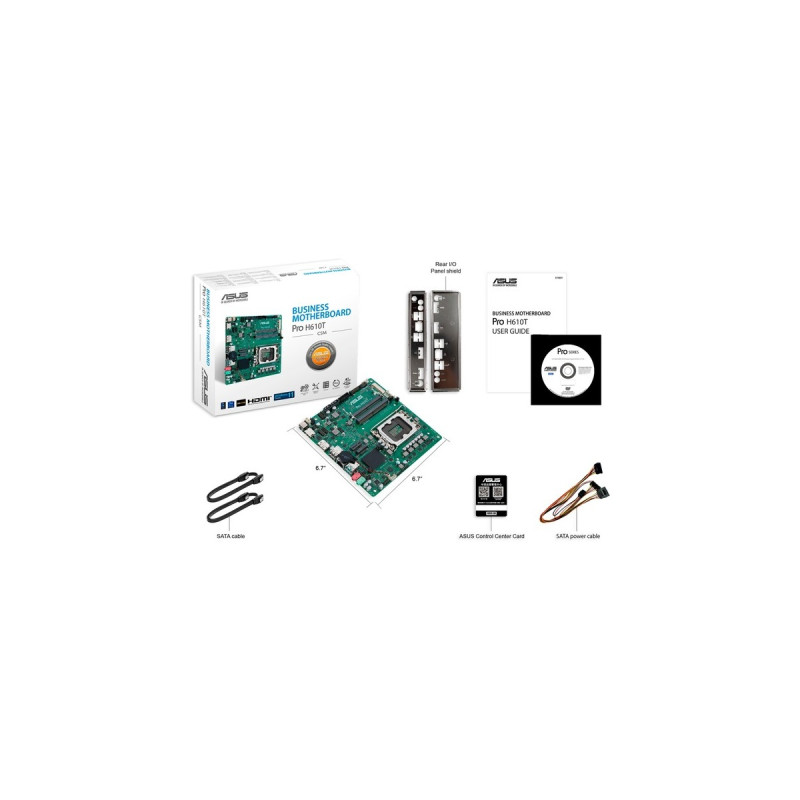 ASUS PRO H610T-CSM, Mainboard