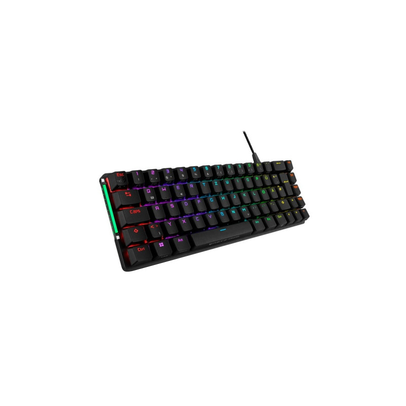 ASUS ROG Falchion Ace, Gaming-Tastatur(schwarz, DE-Layout, ROG NX Red)