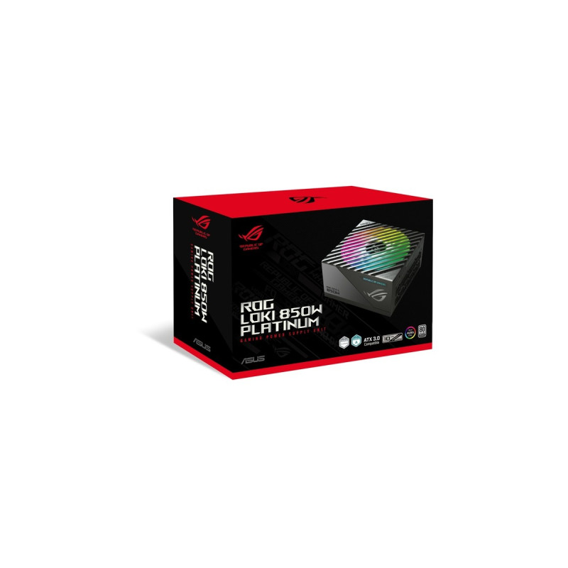 ASUS ROG Loki 850W Platinum, PC-Netzteil(schwarz, 4x PCIe, Kabel-Management, 850 Watt)