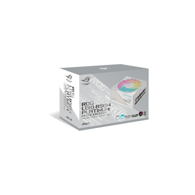 ASUS ROG Loki SFX-L 850W Platinum, PC-Netzteil(weiß, 4x PCIe, Kabel-Management, 850 Watt)
