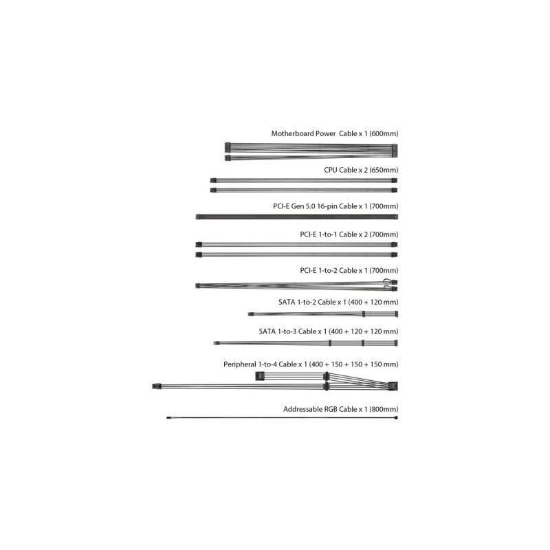 ASUS ROG STRIX 1000W Gold Aura Edition, PC-Netzteil(schwarz, 5x PCIe, Kabel-Management, 1000 Watt)
