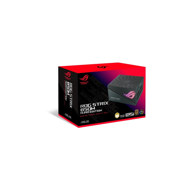 ASUS ROG STRIX 850W Gold Aura Edition, PC-Netzteil(schwarz, 4x PCIe, Kabel-Management, 850 Watt)