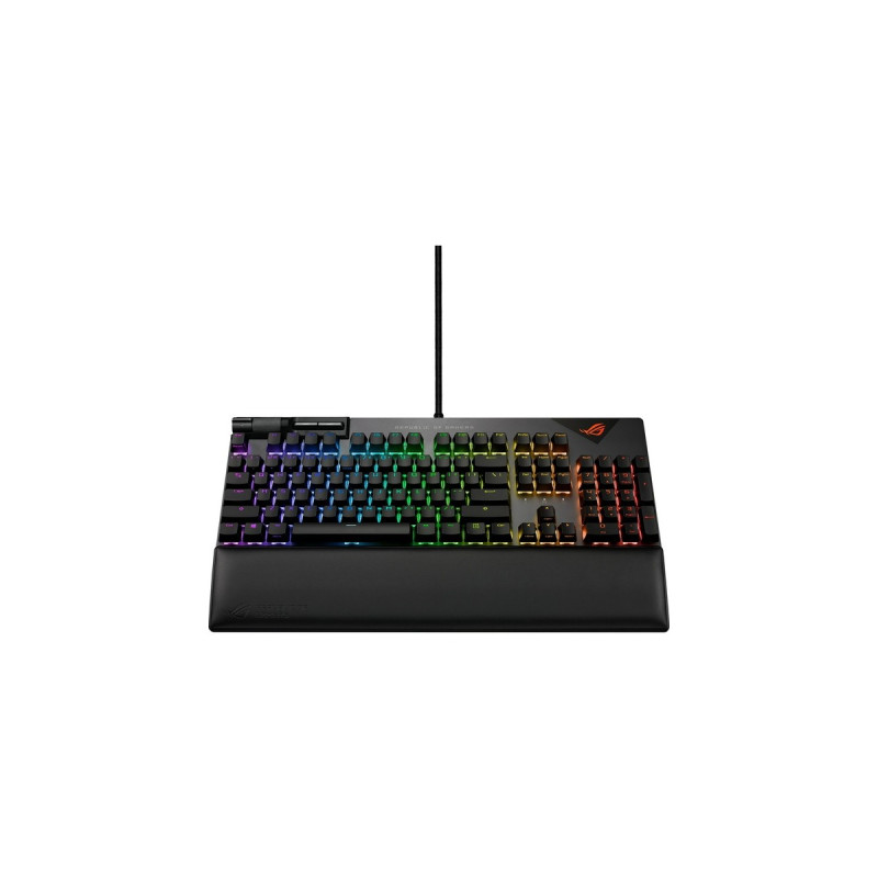 ASUS ROG Strix Flare II, Gaming-Tastatur(schwarz, DE-Layout, ROG NX Red)