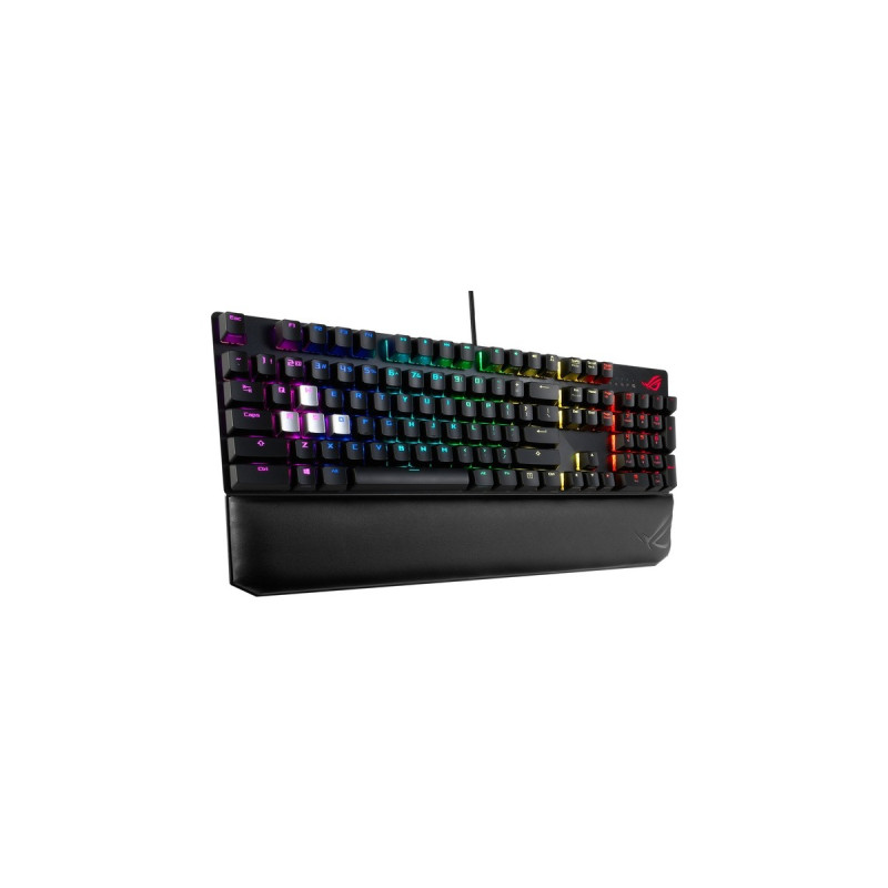 ASUS ROG Strix Scope NX Deluxe RGB, Gaming-Tastatur(schwarz/grau, DE-Layout, ROG NX Red)