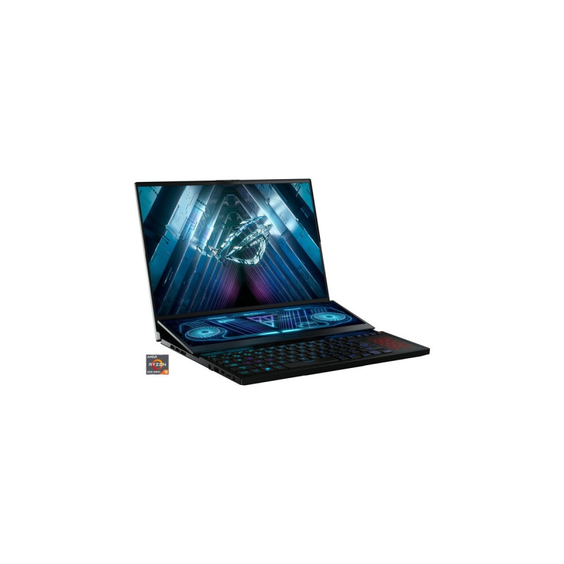 ASUS ROG Zephyrus Duo 16 (2022) (GX650RM-LO071W), Gaming-Notebook(schwarz, Windows 11 Home 64-Bit, 40.6 cm (16 Zoll) & 165 Hz Display, 1 TB SSD)