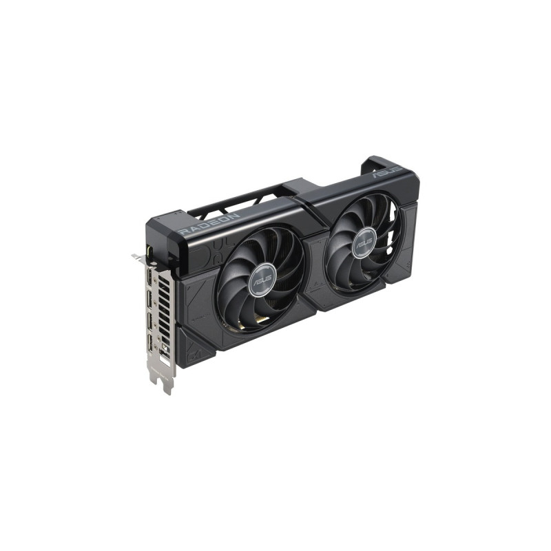 ASUS Radeon RX 7800 XT DUAL OC, Grafikkarte(schwarz, RDNA 3, GDDR6, 3x DisplayPort, 1x HDMI 2.1)