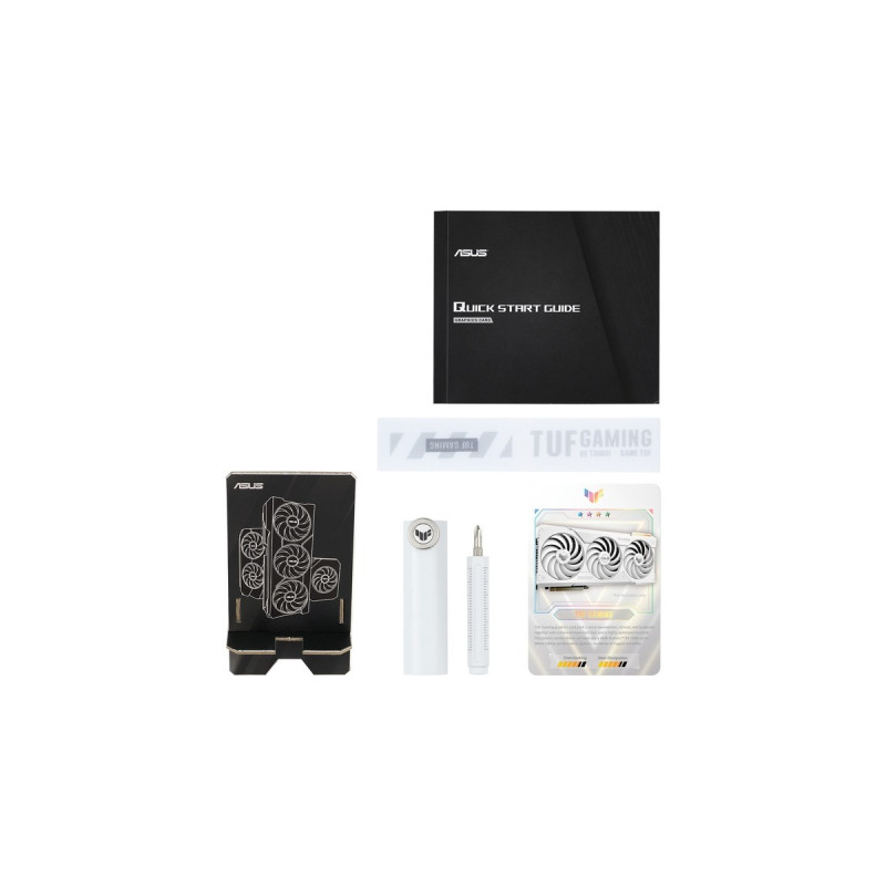 ASUS Radeon RX 7800 XT TUF GAMING OC WHITE, Grafikkarte(RDNA 3, GDDR6, 3x DisplayPort, 1x HDMI 2.1)