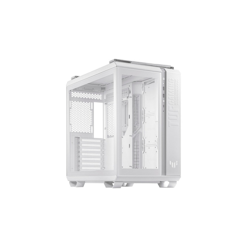 ASUS TUF Gaming GT502 White Edition, Tower-Gehäuse(weiß, Tempered Glass)