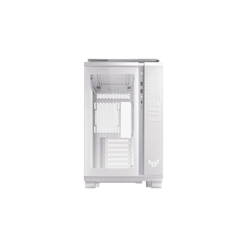 ASUS TUF Gaming GT502 White Edition, Tower-Gehäuse(weiß, Tempered Glass)