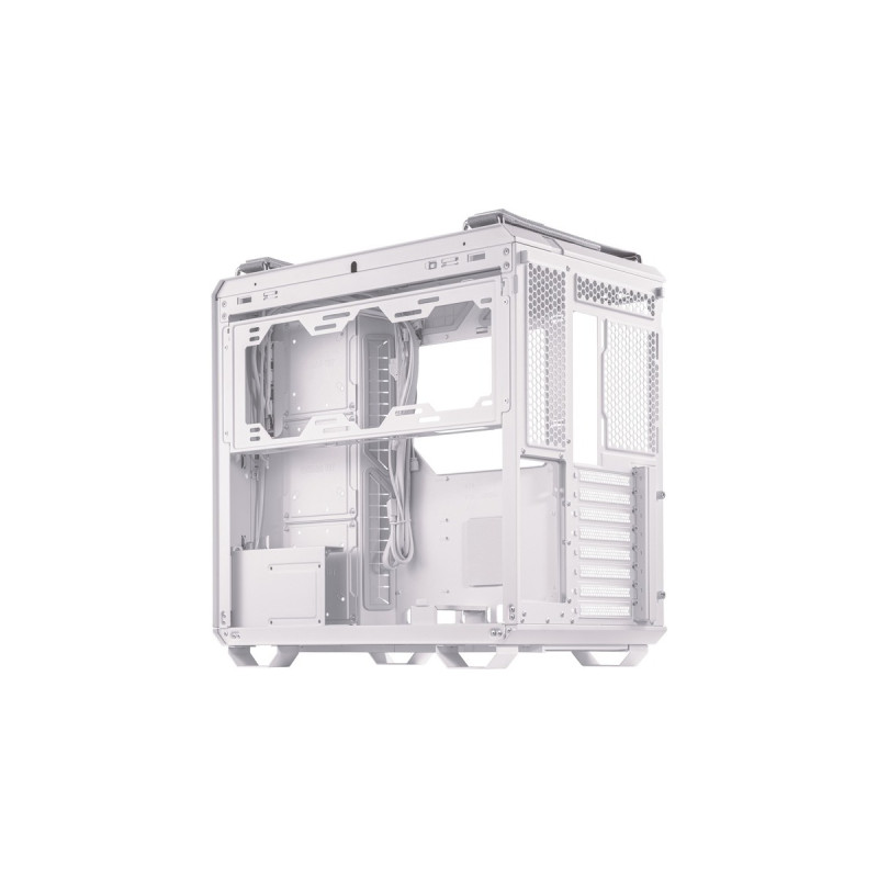 ASUS TUF Gaming GT502 White Edition, Tower-Gehäuse(weiß, Tempered Glass)