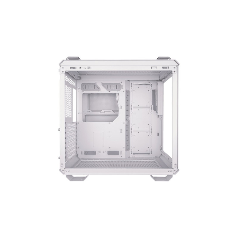ASUS TUF Gaming GT502 White Edition, Tower-Gehäuse(weiß, Tempered Glass)