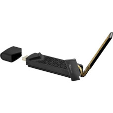 ASUS USB-AX56 AX1800 ohne Standfuß, WLAN-Adapter(schwarz/gold)