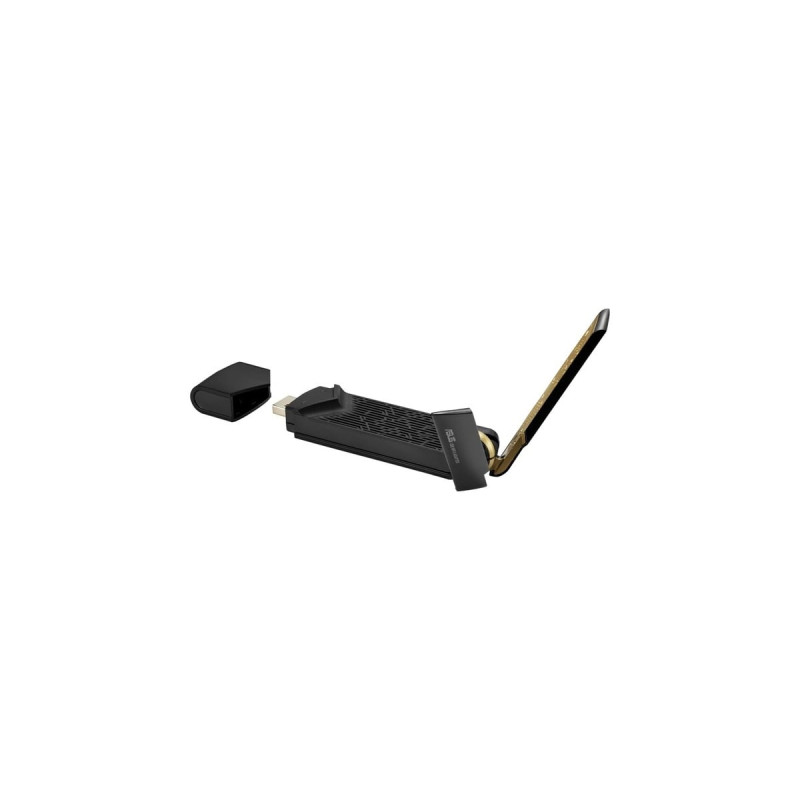 ASUS USB-AX56 AX1800 ohne Standfuß, WLAN-Adapter(schwarz/gold)
