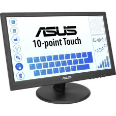 ASUS VT168HR, LED-Monitor(40 cm (16 Zoll), schwarz, WXGA, TN, HDMI, VGA)