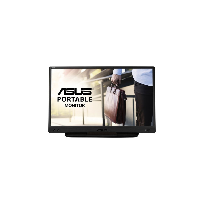 ASUS ZenScreen MB166C, LED-Monitor(40 cm (16 Zoll), schwarz, FullHD, IPS, USB-C, Pivot)