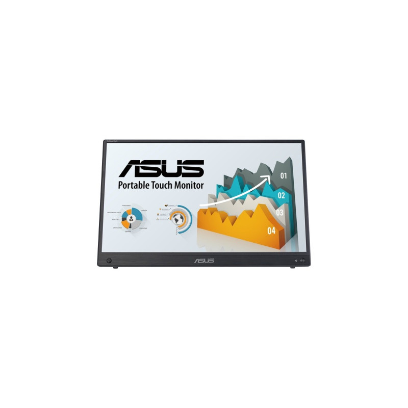 ASUS ZenScreen MB16AHT, LED-Monitor(40 cm (16 Zoll), schwarz, FullHD, IPS, Multitouch, USB-C)